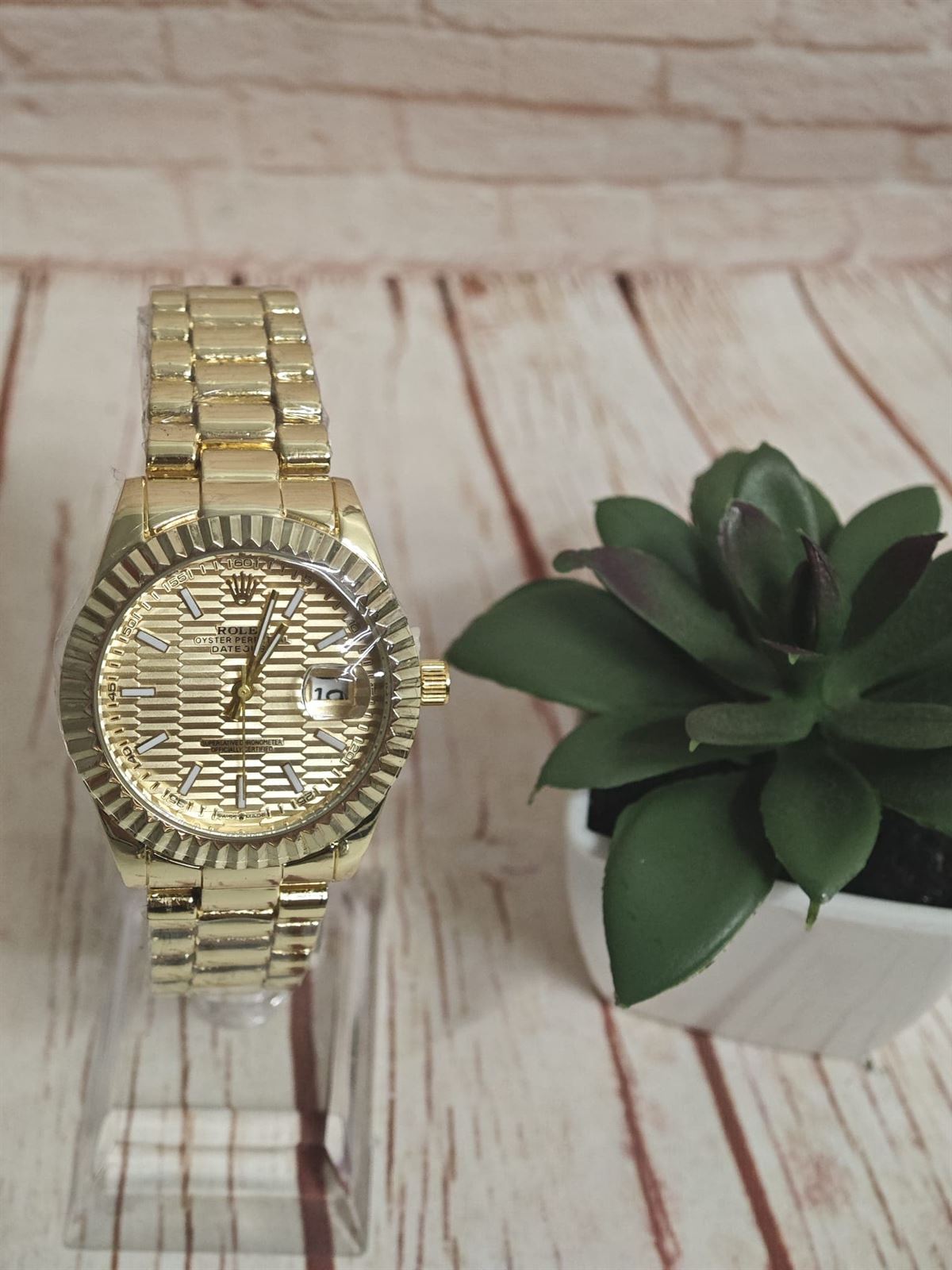 Reloj Rolex dorado para hombre - Imagen 1