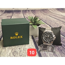 Reloj Rolex negro/plata - Imagen 1