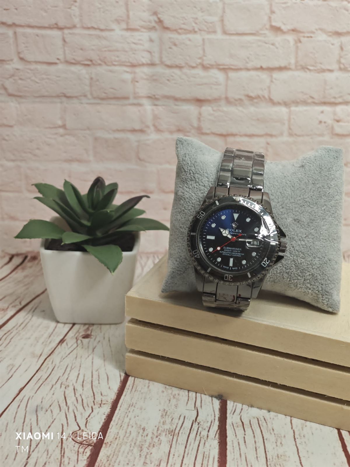 Reloj ROLEX para hombre negro/azul - Imagen 1