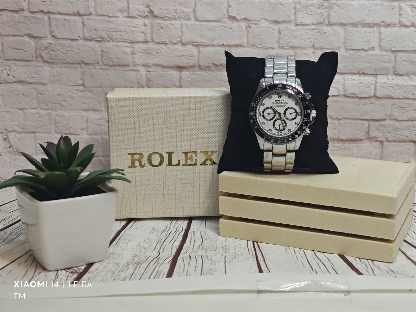 Reloj ROLEX WHITE/PLATINIUM caballero - Imagen 1