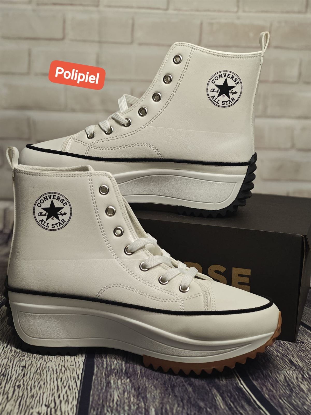 Sneakers Converse polipiel blanca - Imagen 1