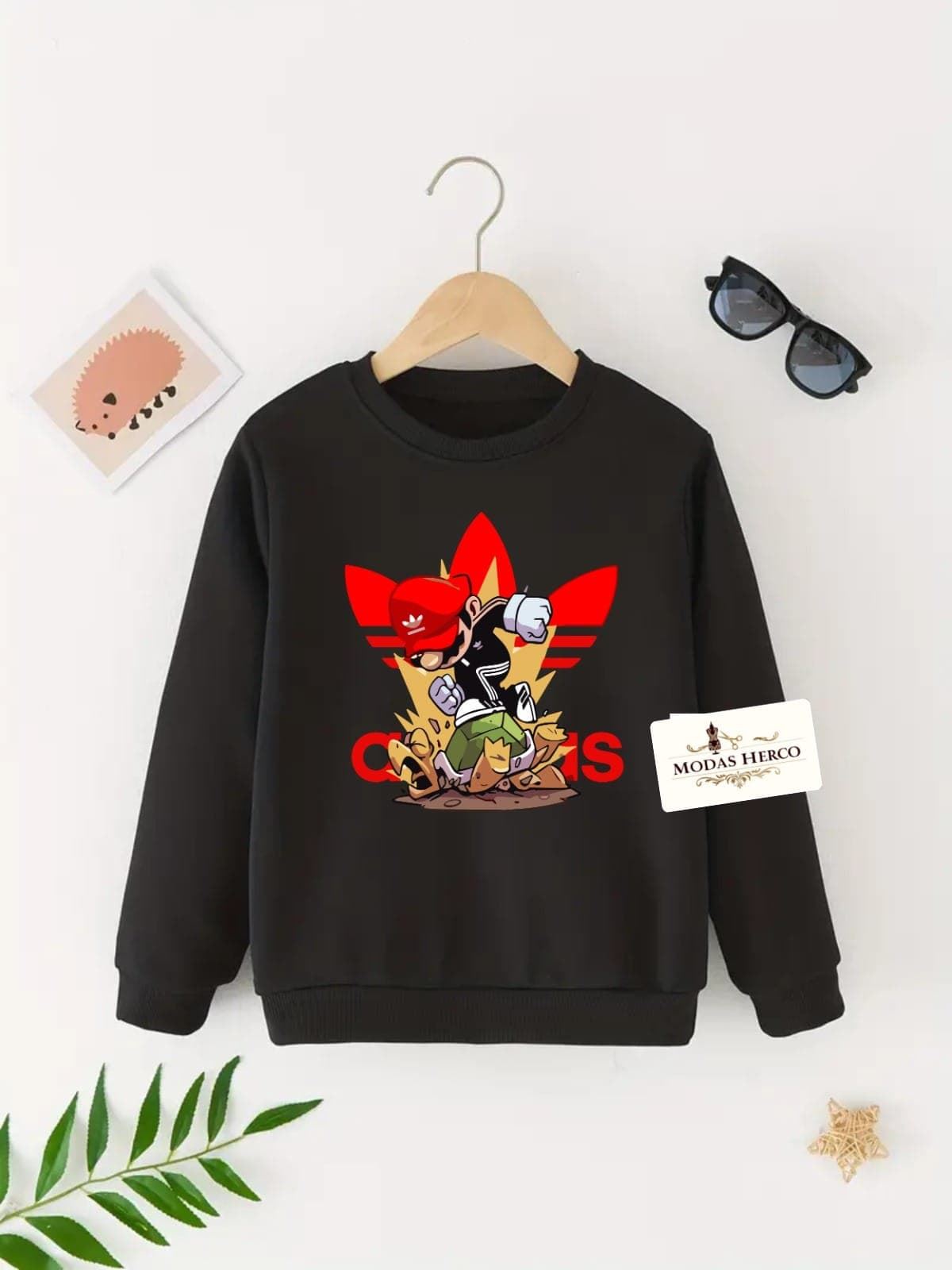 Sudadera  Adidas Mario bros unisex - Imagen 1