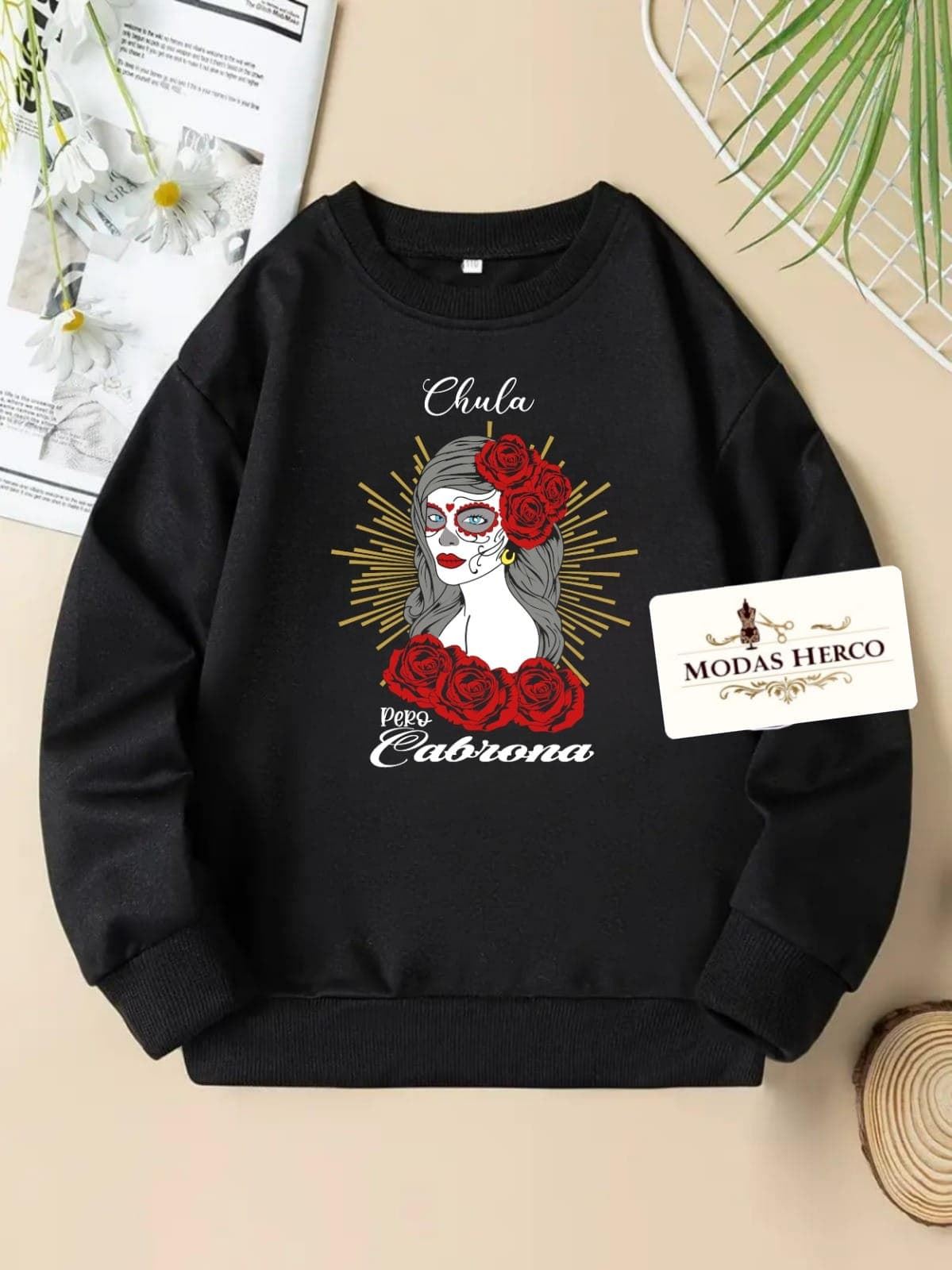 Sudadera Catrina Halloween - Imagen 1