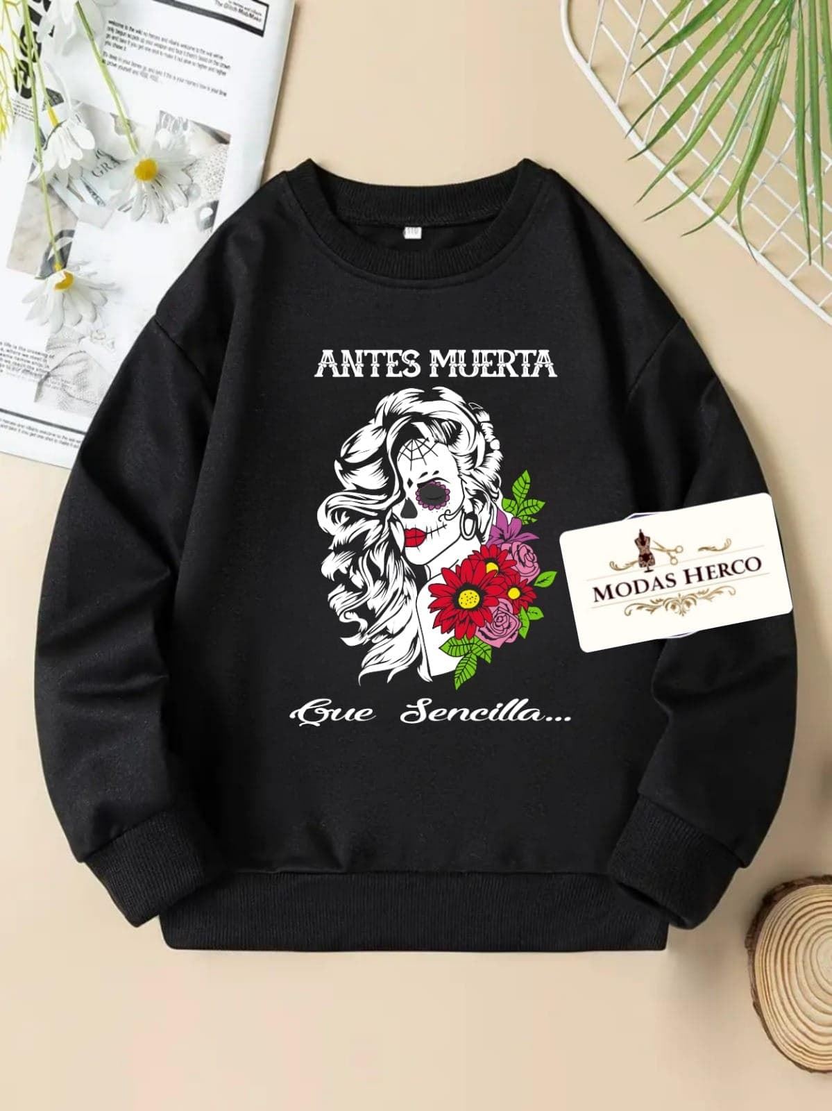 Sudadera Catrina Halloween - Imagen 1