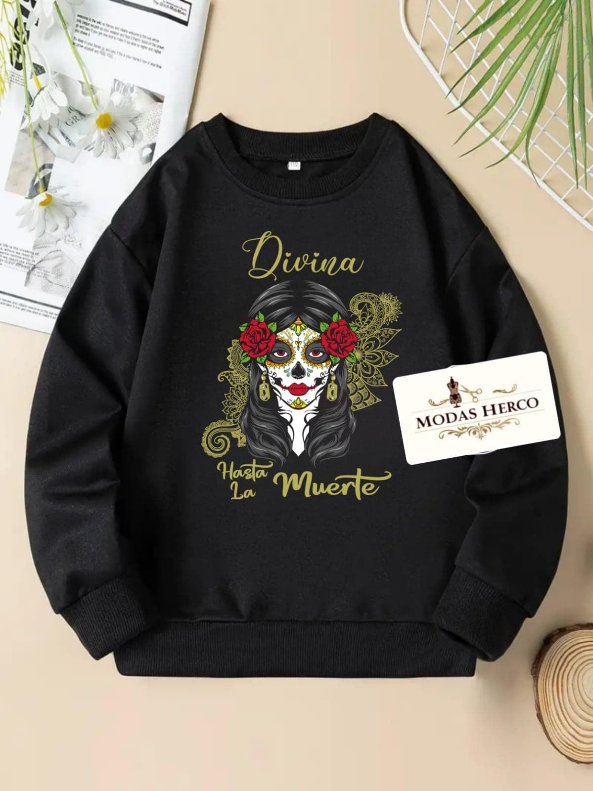 Sudadera Catrina Halloween - Imagen 1