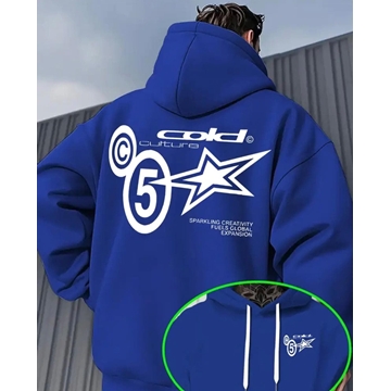 Sudadera Cold culture azul - Imagen 1