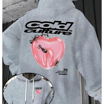 Sudadera Cold culture gris - Imagen 1