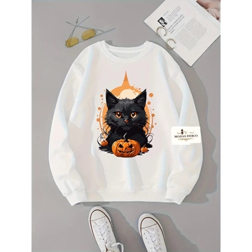 Sudadera gato negro - Imagen 1