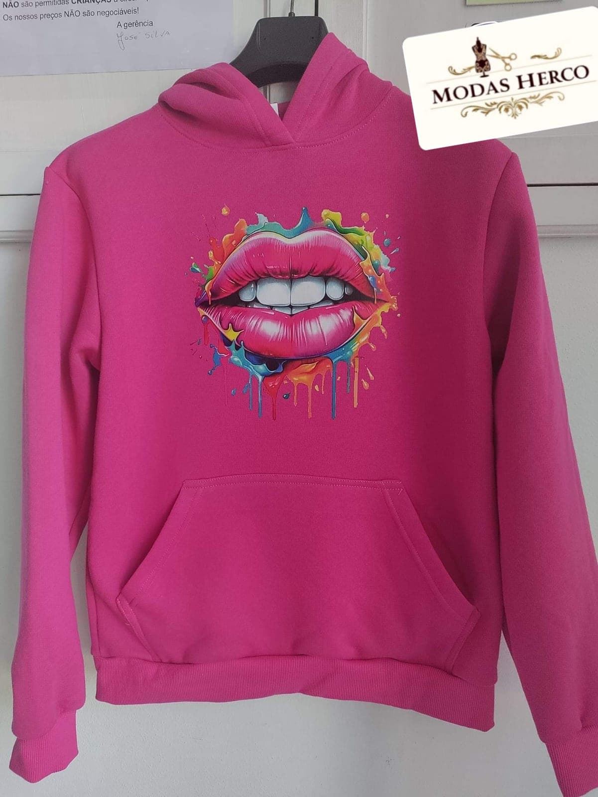 Sudadera  labios unisex - Imagen 1