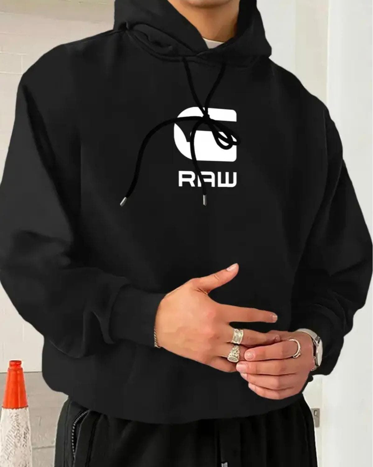 Sudadera Raw unisex - Imagen 2