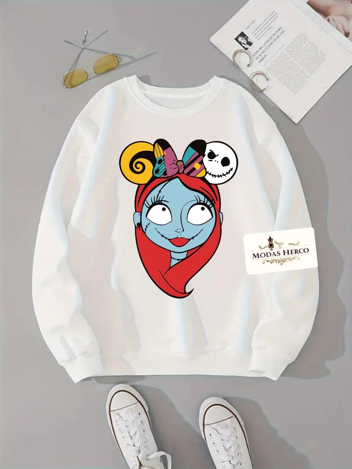 Sudadera Sally pesadilla navidad - Imagen 1