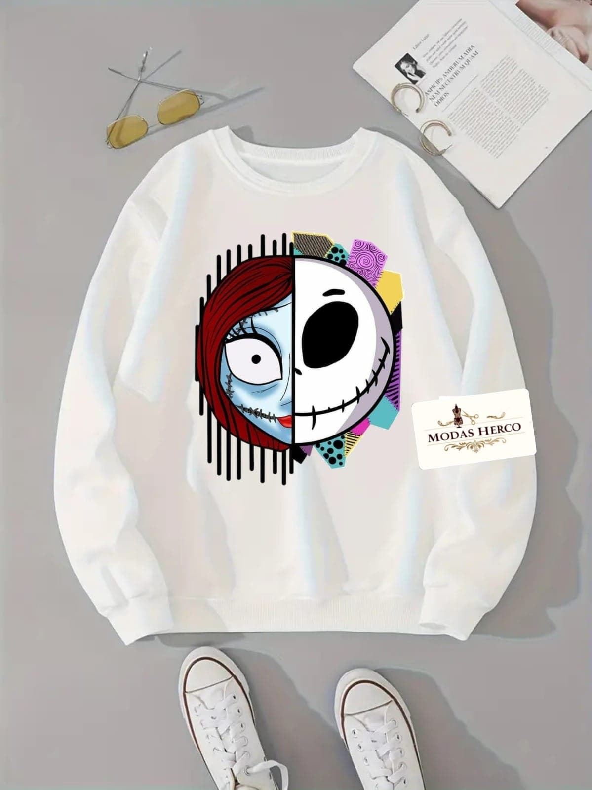 Sudadera Sally pesadilla navidad - Imagen 1
