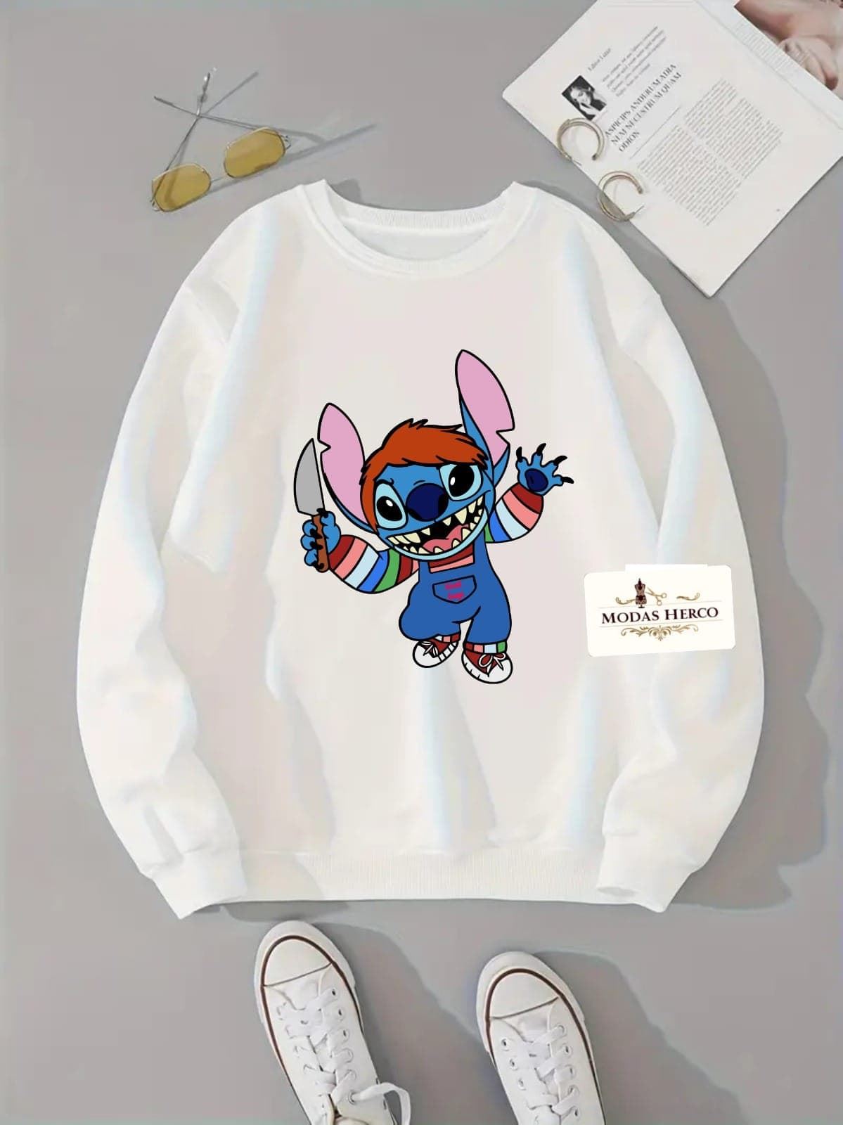 Sudadera Stitch Halloween - Imagen 1