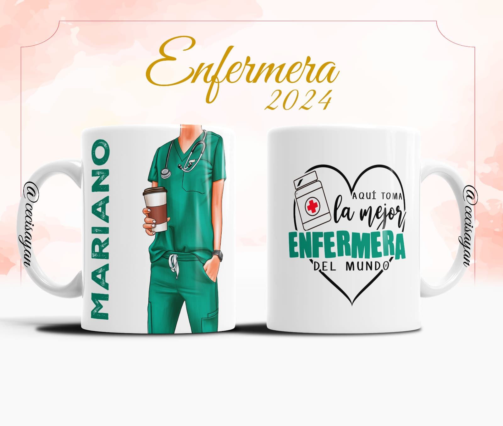 Tazas desayuno oficios - Imagen 11