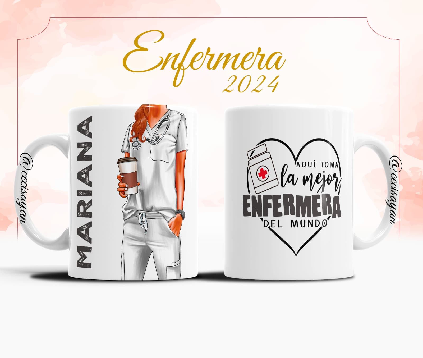 Tazas desayuno oficios - Imagen 5