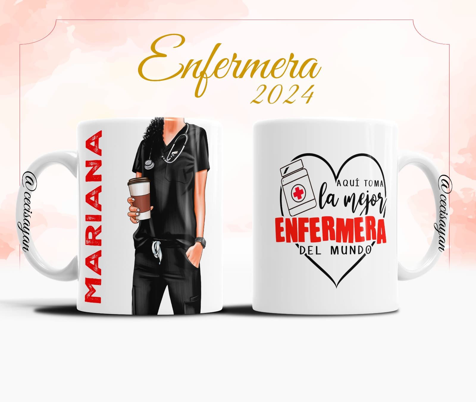 Tazas desayuno oficios - Imagen 9