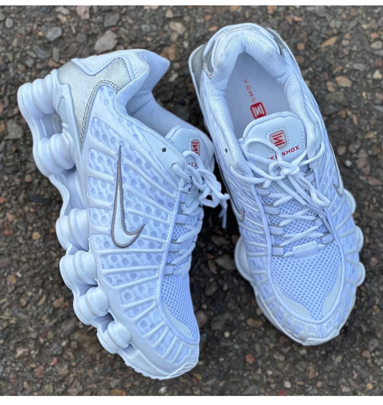 Zapatilla Nike shox blanca - Imagen 1