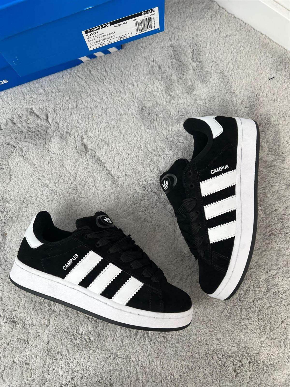 Zapatillas Adidas campus Negra - Imagen 1