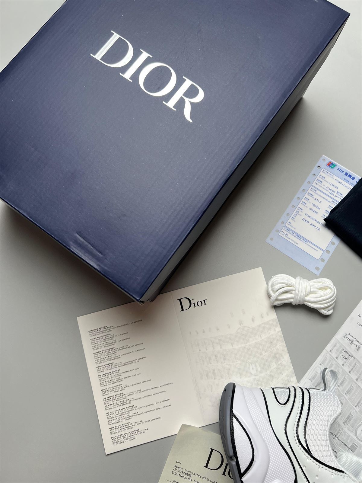 Zapatillas DIOR B22 DRAW blanca - Imagen 11