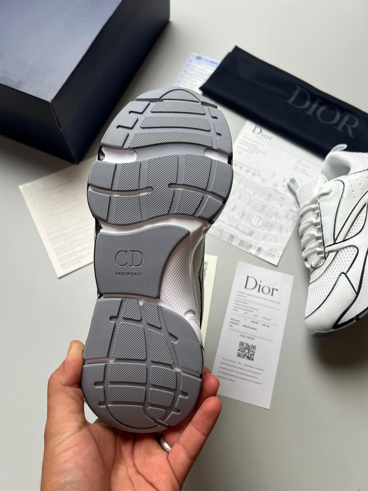 Zapatillas DIOR B22 DRAW blanca - Imagen 8