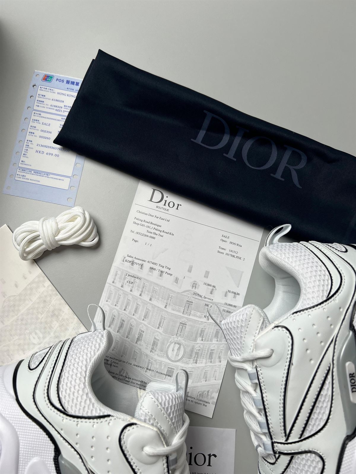 Zapatillas DIOR B22 DRAW blanca - Imagen 10