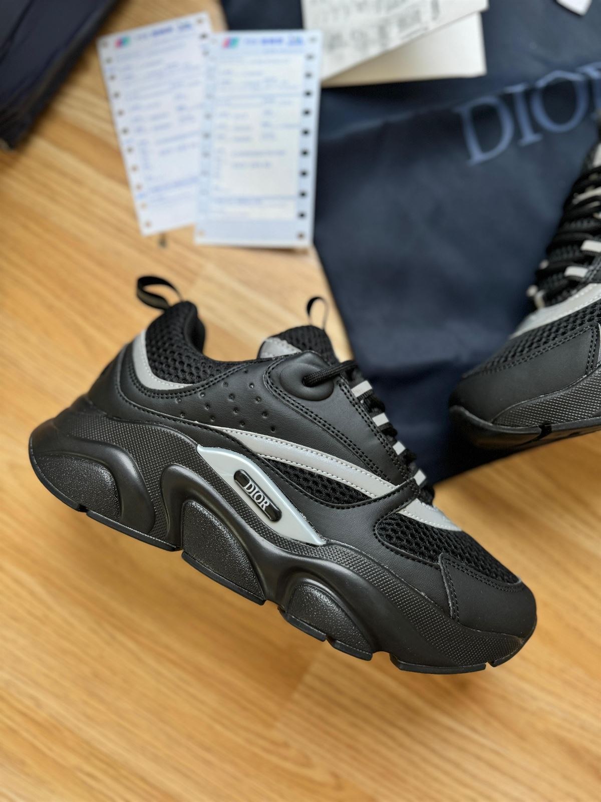 Zapatillas Dior b22 high quality Negra - Imagen 1
