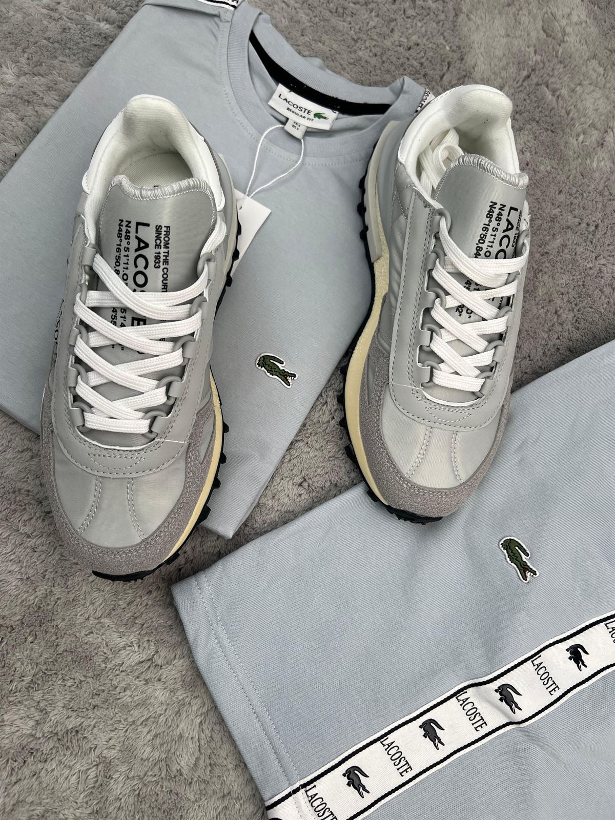 Zapatillas LACOSTE elite active gris - Imagen 2
