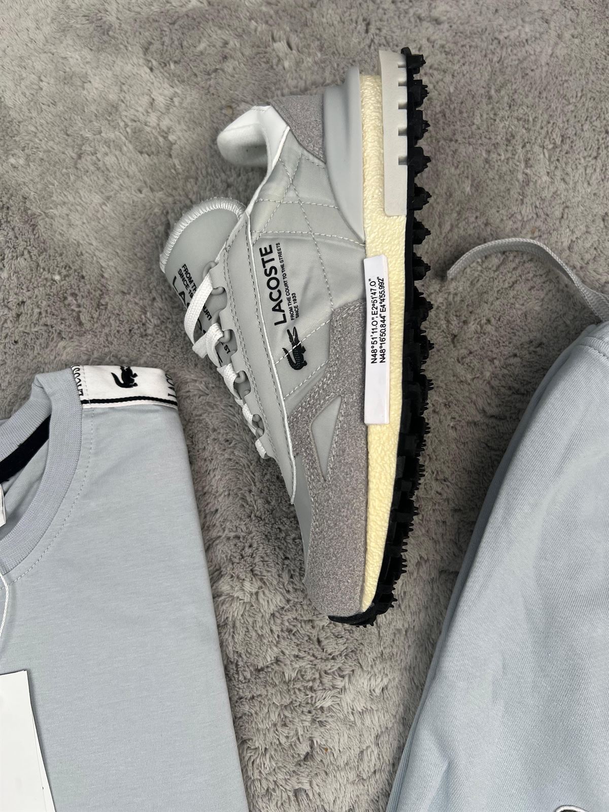 Zapatillas LACOSTE elite active gris - Imagen 3