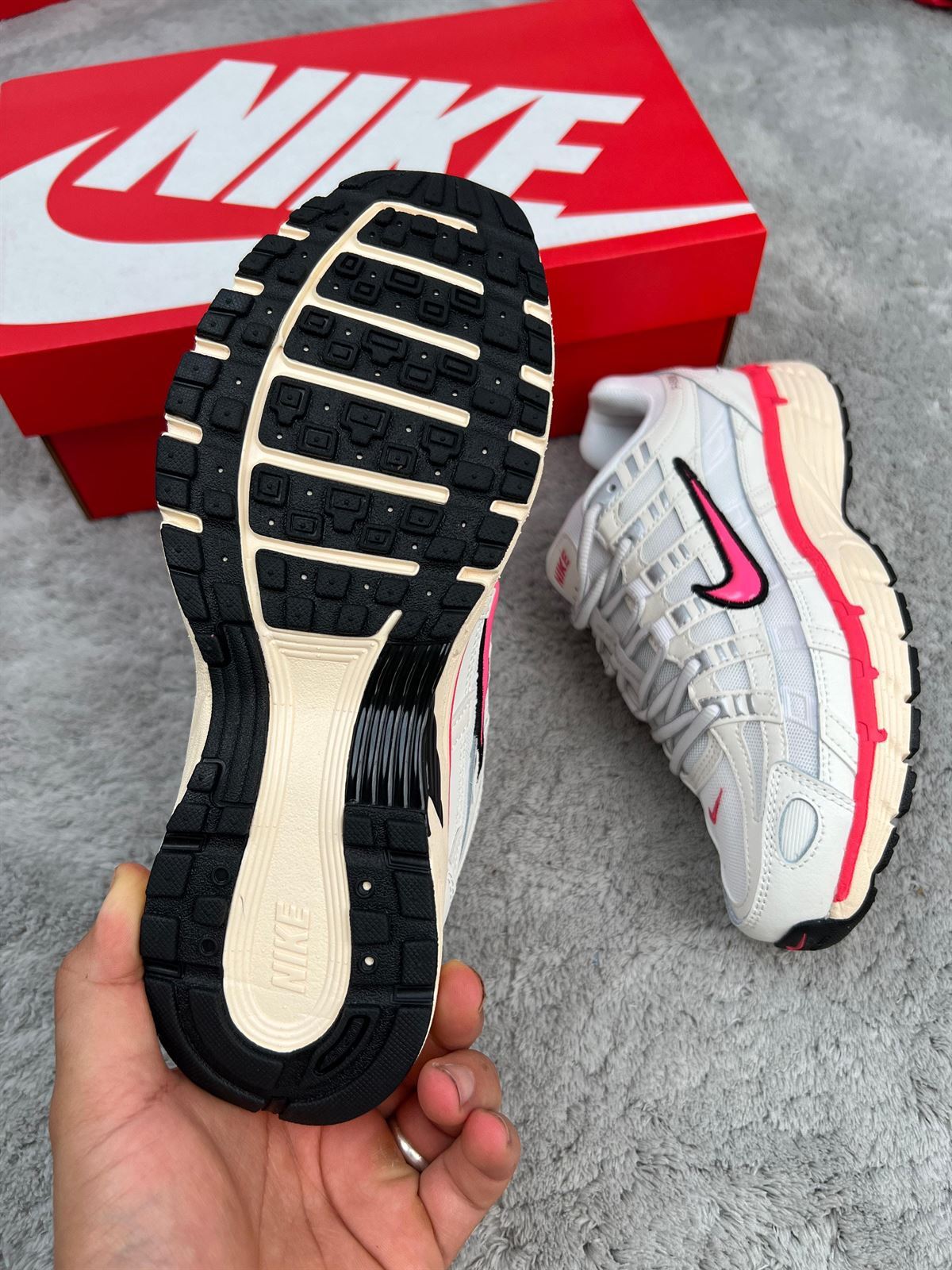 Zapatillas NIKE P6000 pink/White mujer - Imagen 7