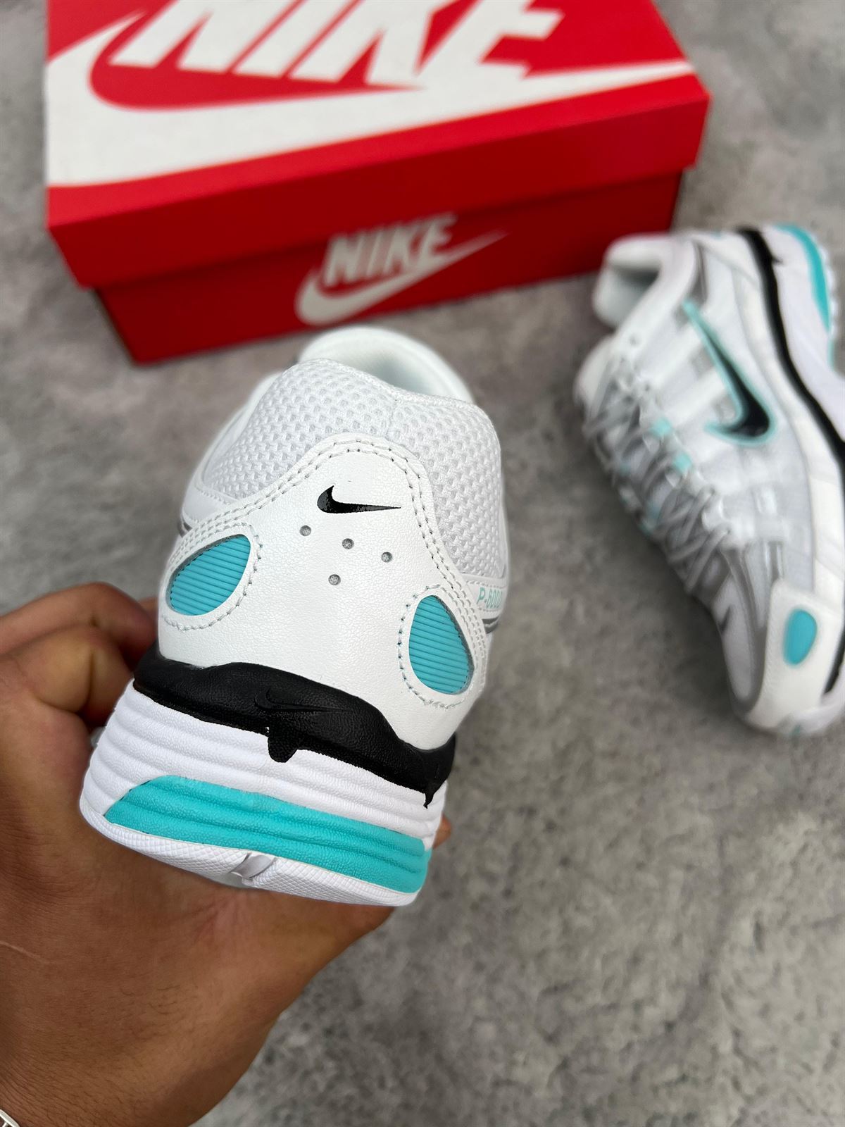 Zapatillas NIKE P6000 White/blue - Imagen 7