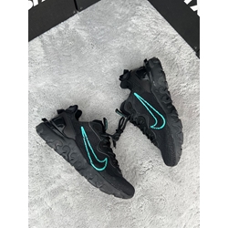 Zapatillas Nike react black/blue - Imagen 2