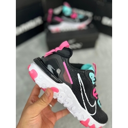 Zapatillas Nike react blanca/Pink mujer - Imagen 2