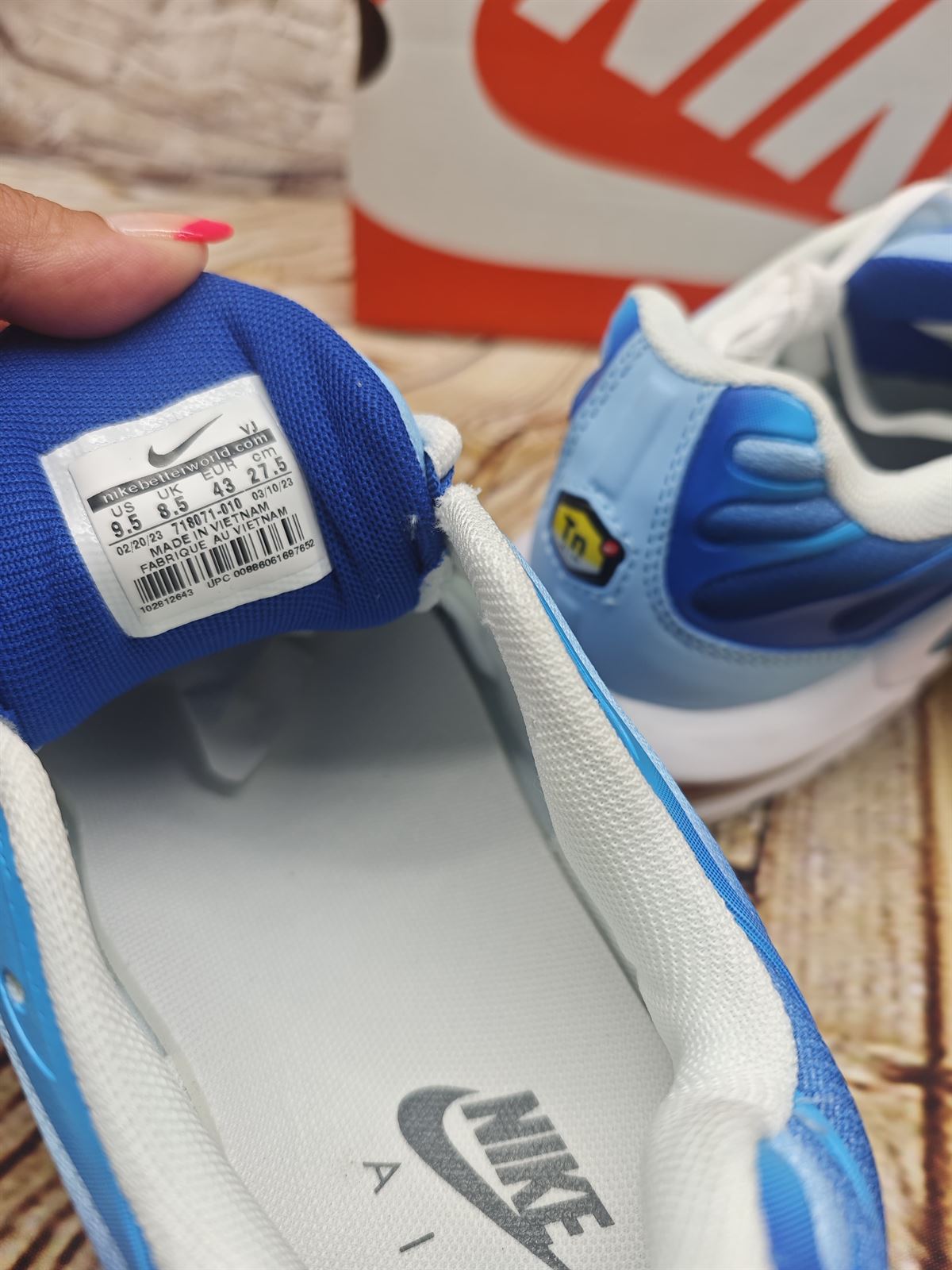 Zapatillas Nike Tn azul - Imagen 4