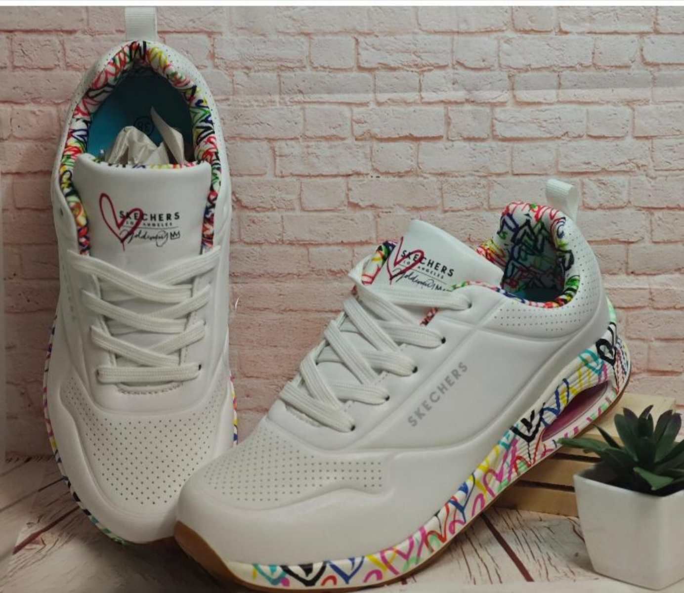 Zapatillas Skechers blanca - Imagen 1